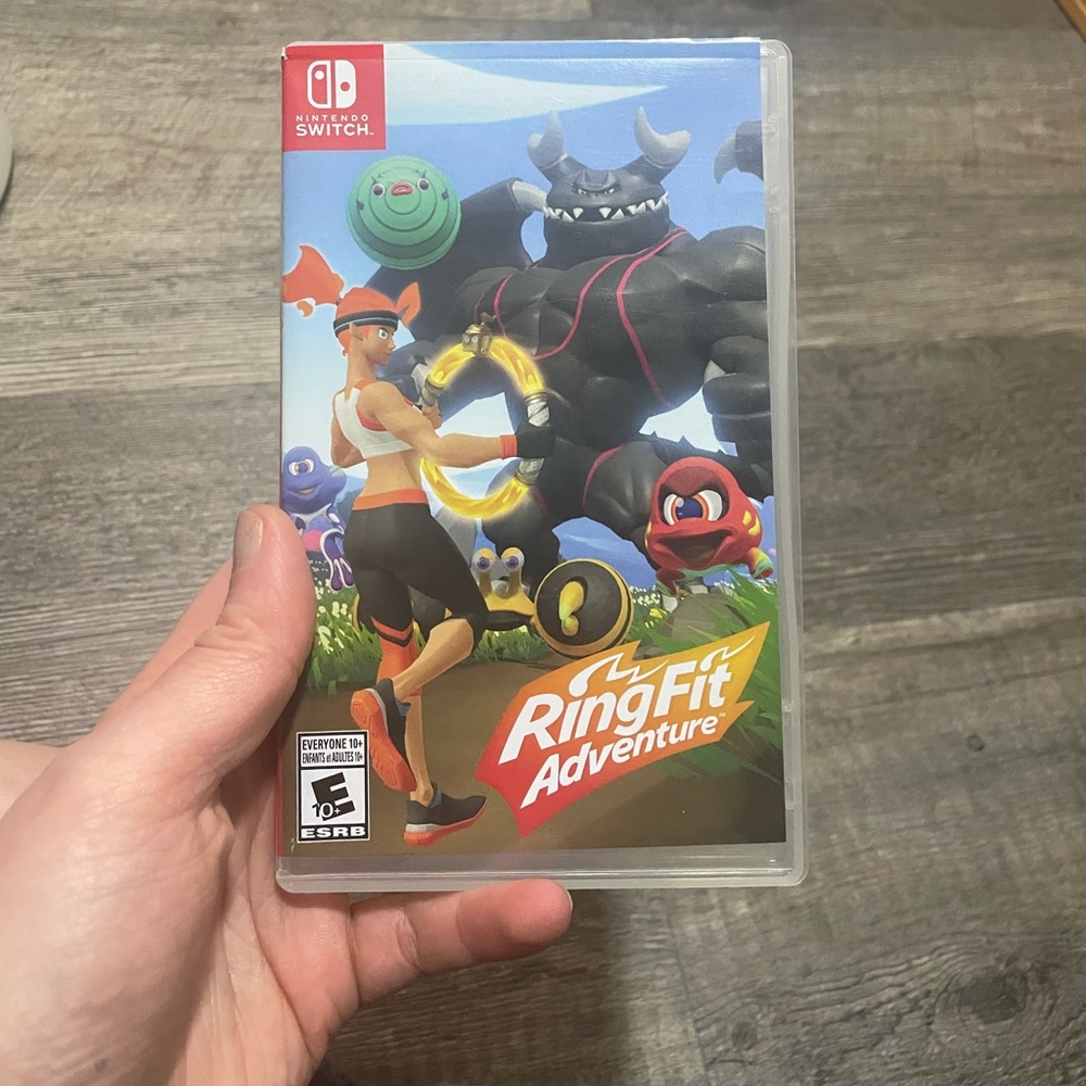 Ring Fit (comes with ring, not pictured).for Switch